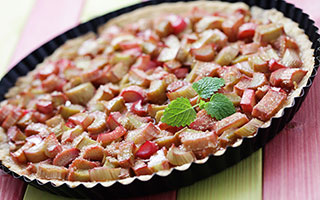 Rhubarb pie