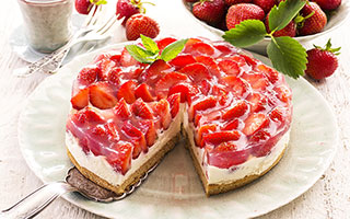 Strawberry cheese cake